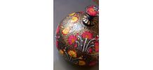 Boîte en papier mâché 