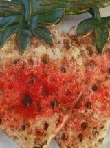 Dessous de plat Fraise , fonte vintage