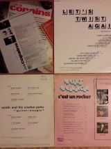 Lot de 4 Vinyles 33t Rock'n'Roll 60s 