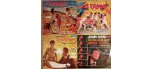 Lot de 4 Vinyles 33t Rock'n'Roll 60s 