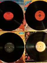 Lot de 4 Vinyles 33t Rock'n'Roll 60s 