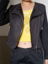 Veste simicuir