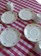 SERVICE A CAFE (4 tasses et 4 sous-tasses)