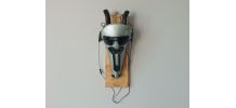 Tête de taureau/bête a cornes futuriste pièces de vélo
