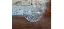 BONBONNIÈRE VINTAGE EN VERRE CISELÉ