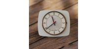 Pendule murale en formica Vedette Transistor