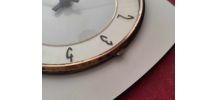 Pendule murale en formica Vedette Transistor
