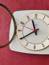 Pendule murale en formica Vedette Transistor