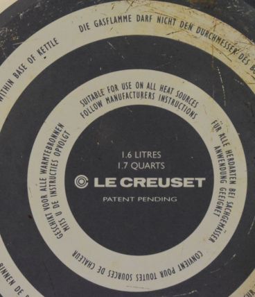 Bouilloire émaillée blanche Le Creuset