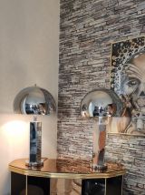 Grandes lampes champignons regency 1990