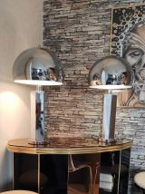 Grandes lampes champignons regency 1990