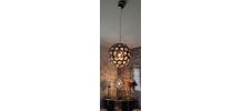 Ensemble lustre et lampe kennwel 1990