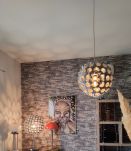 Ensemble lustre et lampe kennwel 1990