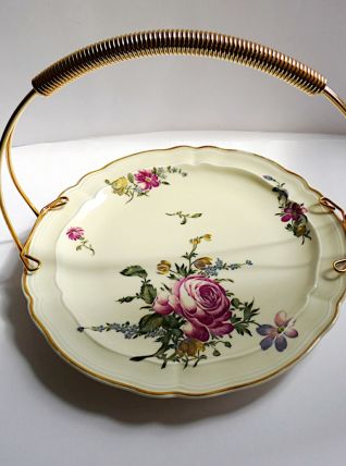 Assiette à mignardises Porcelaine LBernardaud 