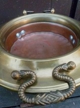 cache pot , porte plante , vintage