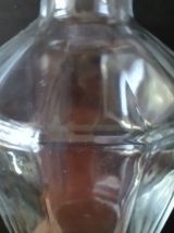 Ancienne carafe à liqueur en verre vintage