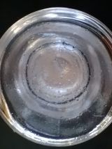 Ancienne carafe à liqueur en verre vintage