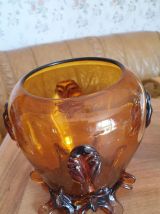 Vase ambré vintage
