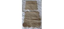 CARRES DE BOUTIS POUR COUSSIN 40cm X 40