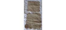 CARRES DE BOUTIS POUR COUSSIN 40cm X 40