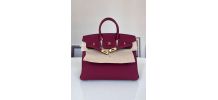 Hermès Birkin 25 Veau Togo Rouge Grenat