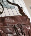Sac Chloé véritable en cuir marron