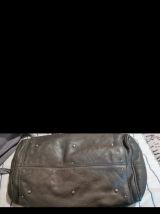Sac Chloé véritable modèle Paddington en cuir gris