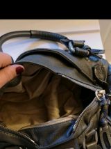 Sac Chloé véritable modèle Paddington en cuir gris