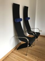 Vintage Fauteuil King Design by Belgo chrom collection 