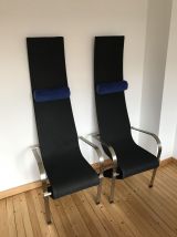 Vintage Fauteuil King Design by Belgo chrom collection 