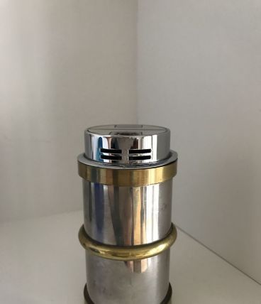 Ancien briquet de table en métal des années fin 70, début 80
