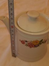 Théière vintage  marque l'hirondelle porcelaine France 