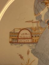 Magnifique Assiette Vintage Natchez Mississippi
