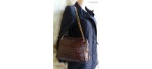 CHANEL sac vintage 1984/86 crocodile