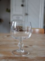 Lot de 6 verres à eau / vin