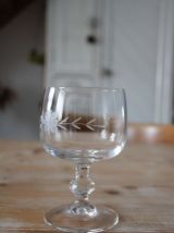 Lot de 6 verres à eau / vin
