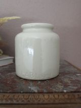 Pot en grès beige