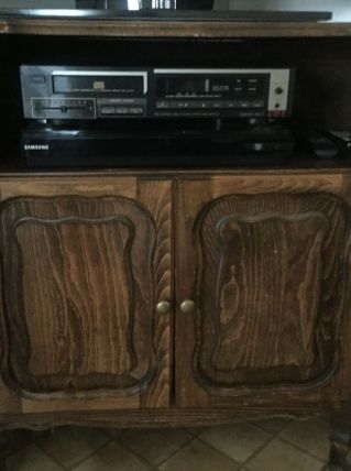 Meuble TV en chêne