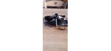 1920 Rarissime chaussures de spint en cuir