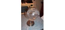 globe terrestre en verre
