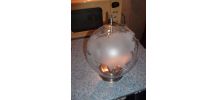 globe terrestre en verre