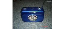 poste de radio vintage ( couleur bleu )