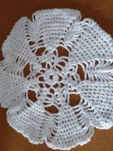 Napperon  rond crochet lot 3