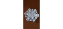 Napperons crochet blanc lot
