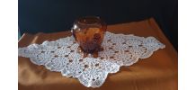 Grand napperon crochet blanc