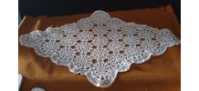 Grand napperon crochet blanc