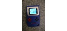 console de jeu, style gameboy