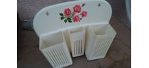 porte brosses et serviettes annees 1960