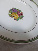 assiette montée Frères Boch la louvière