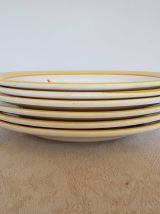 6 assiettes a dessert Digoin modèle Alice